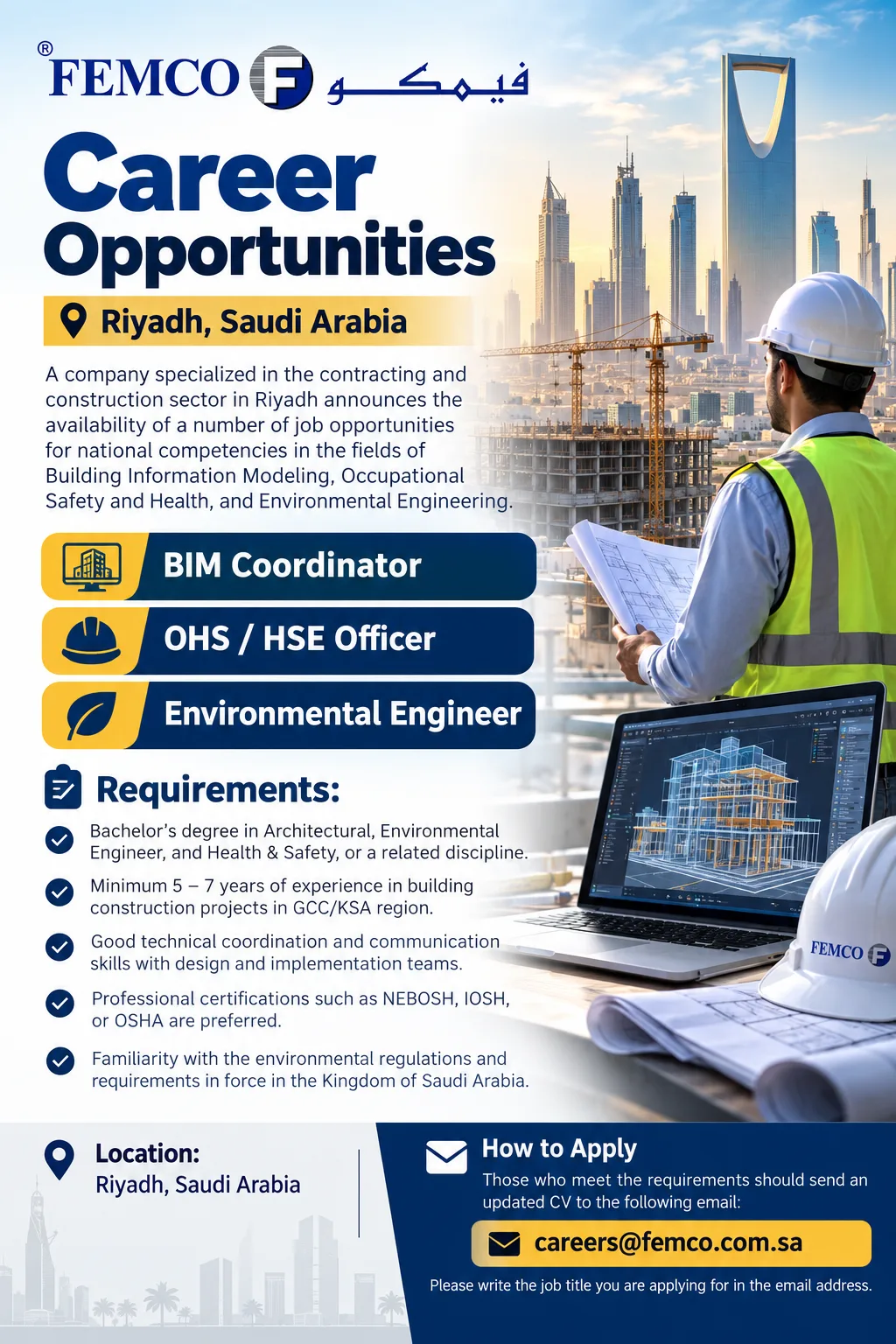 Faisal-Electro-Mechanical-Co-FEMCO-Limited-Riyadh-Jobs-13-Oct-2026