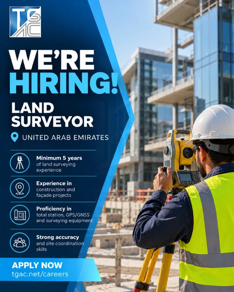 Technical Glass and Aluminium Company Dubai: Land Surveyor