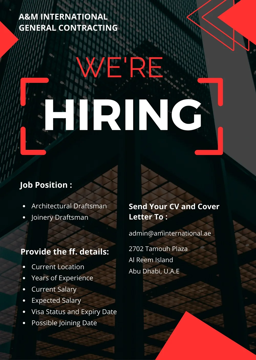 A-and-M-International-General-Contracting-Abu-Dhabi-Jobs-16-Mar-2023