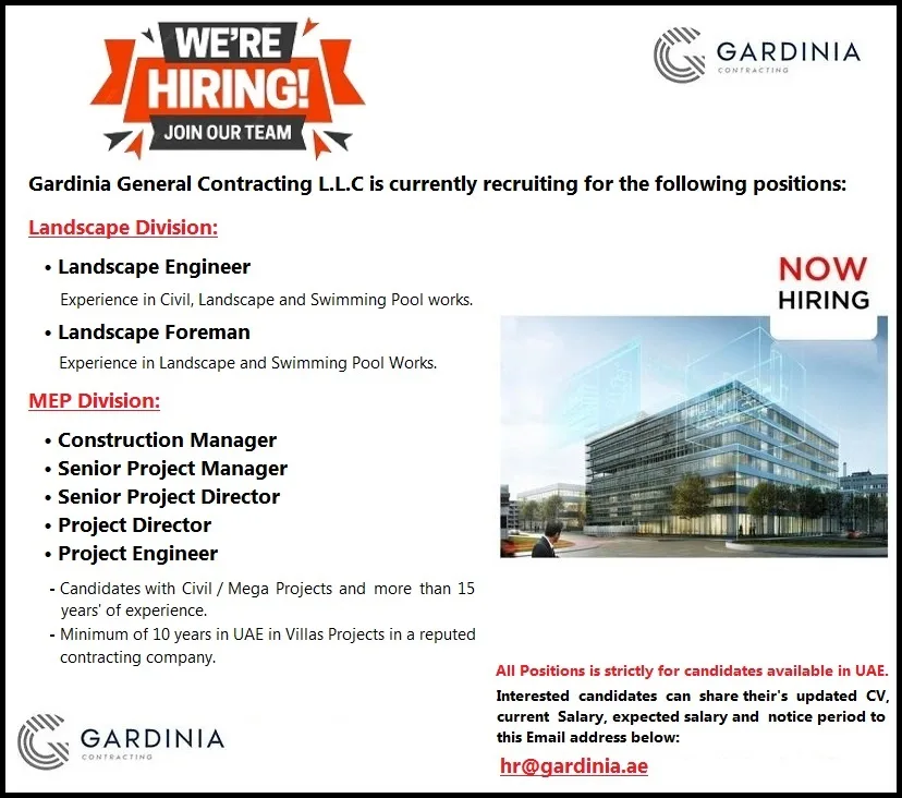 Gardinia-Building-Contracting-LLC-Dubai-Jobs-27-Mar-2023