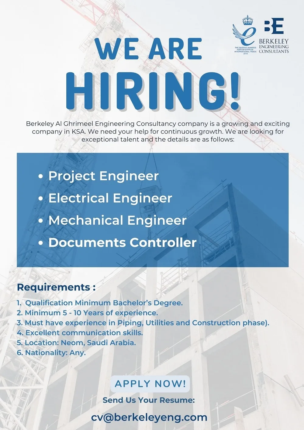 Berkeley-Al-Ghrimeel-Engineering-Consultancy-Co-Tabuk-Jobs-15-Apr-2024