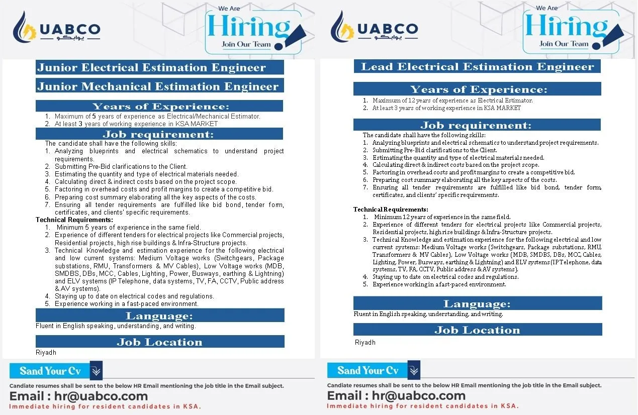 United-Arab-Business-Company-UABCO-Riyadh-Jobs-21-Apr-2024