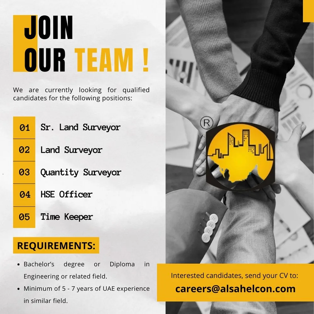 Al-Sahel-Contracting-Company-LLC-Dubai-Jobs-14-July-2024