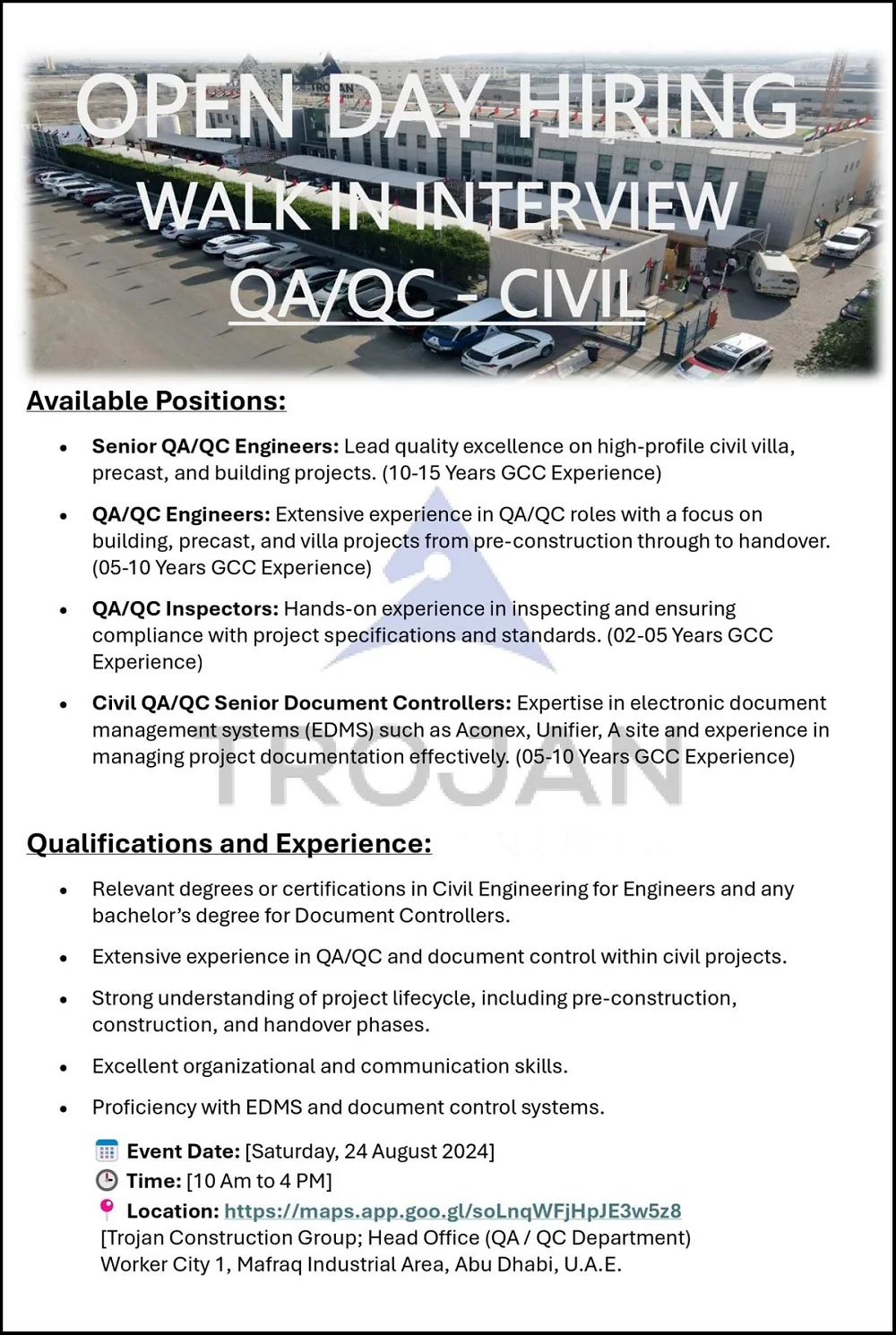 Trojan-General-Contracting-Company-Abu-Dhabi-Jobs-22-Aug-2024