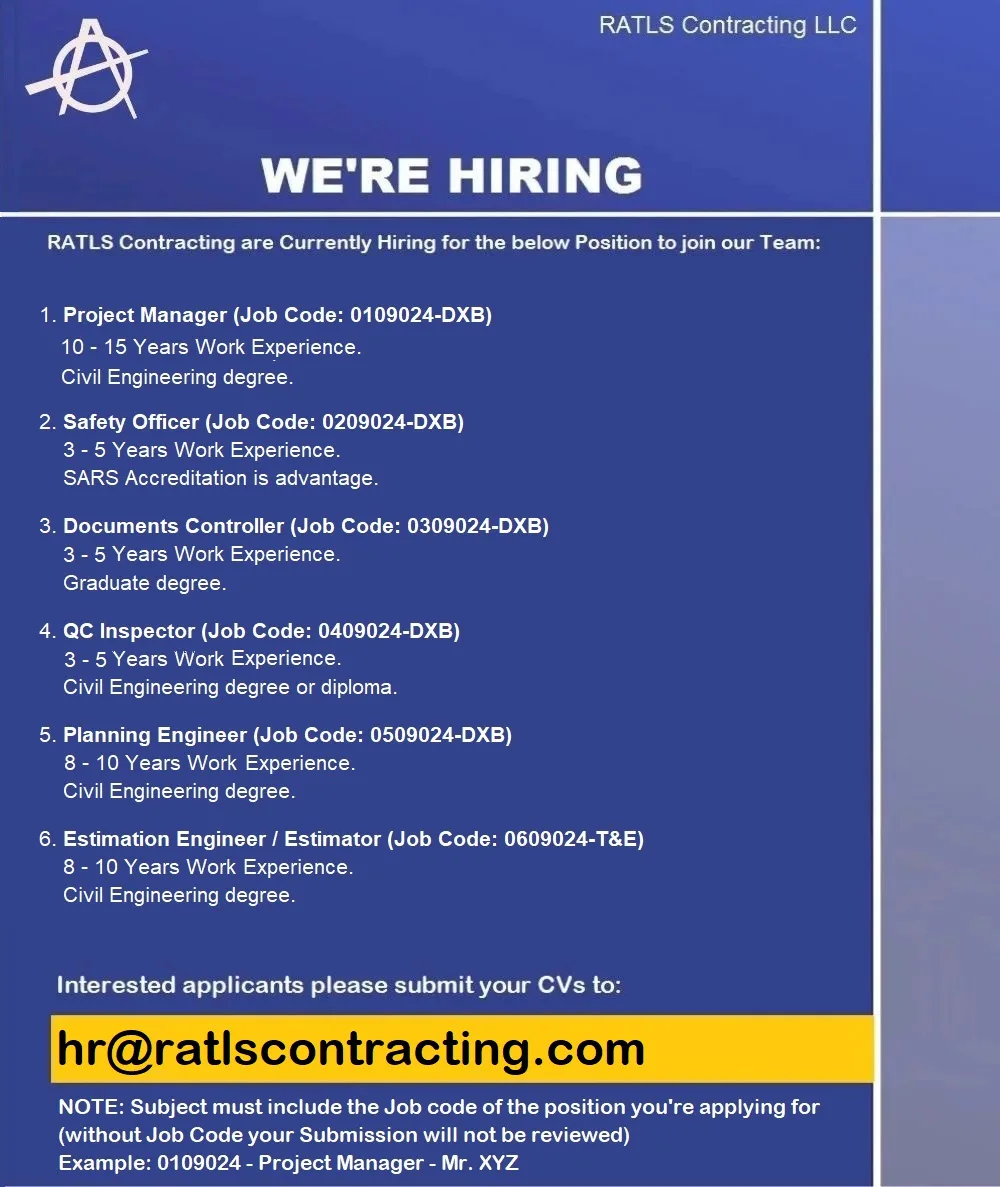 RATLS-Contracting-LLC-Dubai-Jobs-28-September-2024