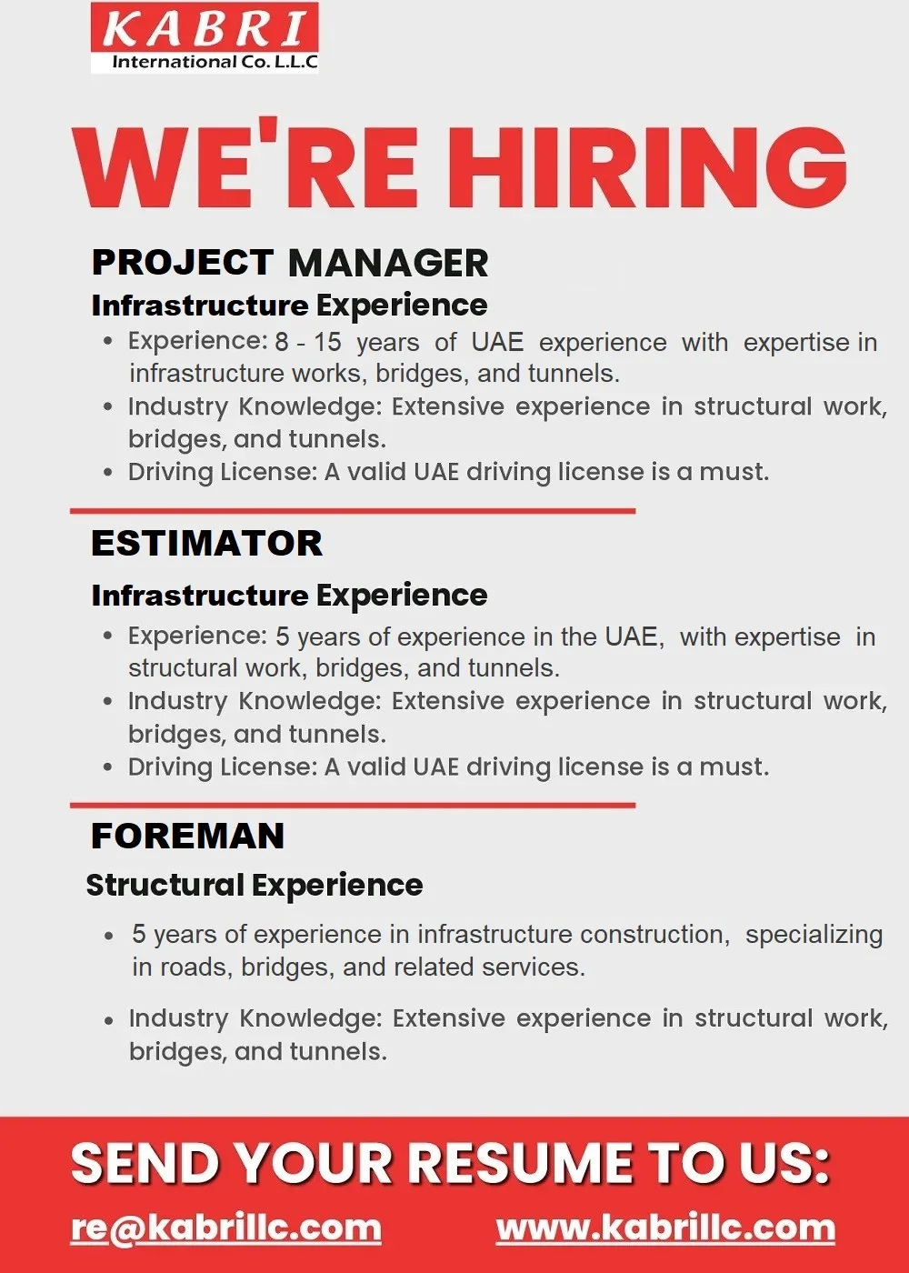 Kabri-International-Contracting-Company-LLC-Abu-Dhabi-Jobs-25-Nov-2024