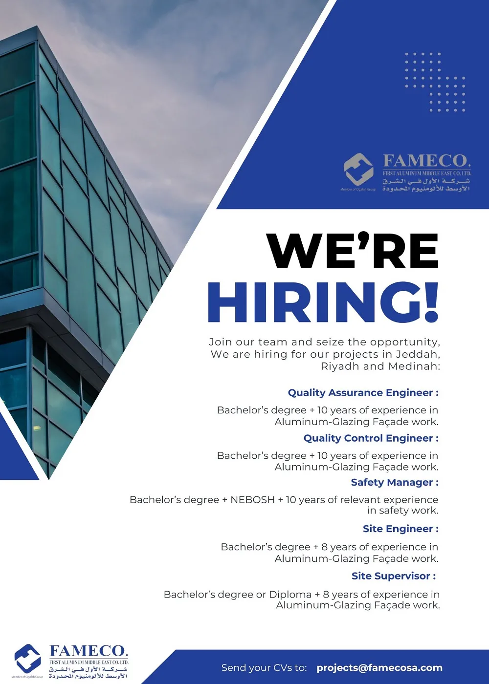 First-Aluminum-Middle-East-Company-FAMECO-Jeddah-Jobs-14-Jul-2025