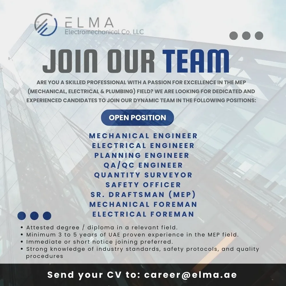 ELMA-Electromechanical-Co-LLC-Dubai-Jobs-20-Sep-2025