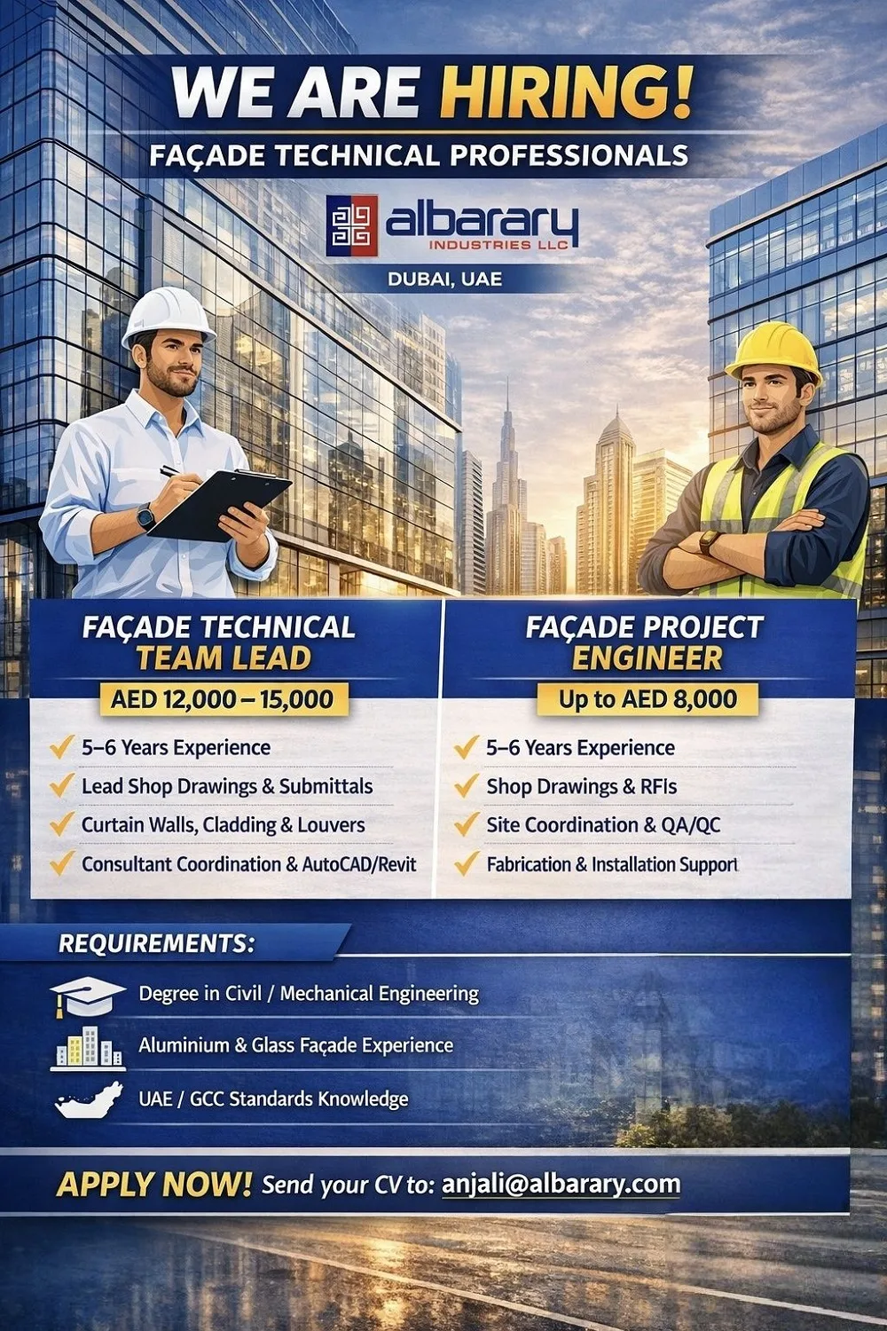 Al-Barary-Aluminium-and-Glass-LLC-Dubai-Jobs-29-Jan-2026