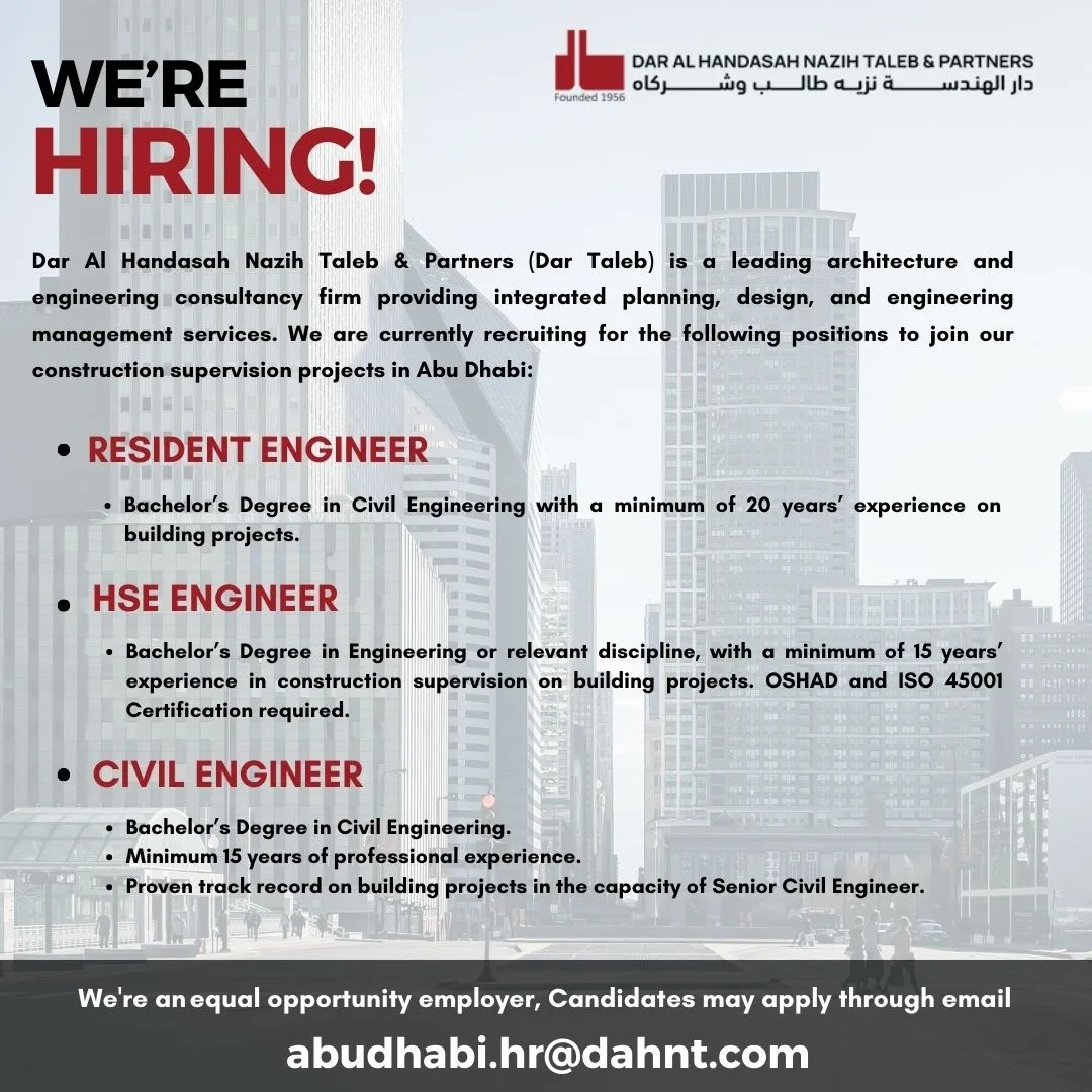 Dar-Al-Handasah-Nazih-Taleb-and-Partners-Abu-Dhabi-Jobs-15-Feb-2026