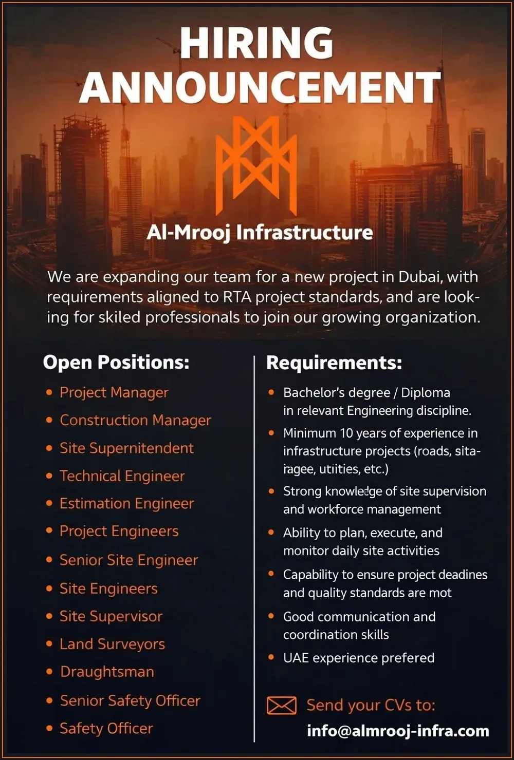 Al-Mrooj-Infrastructure-LLC-Dubai-Jobs-23-Mar-2026