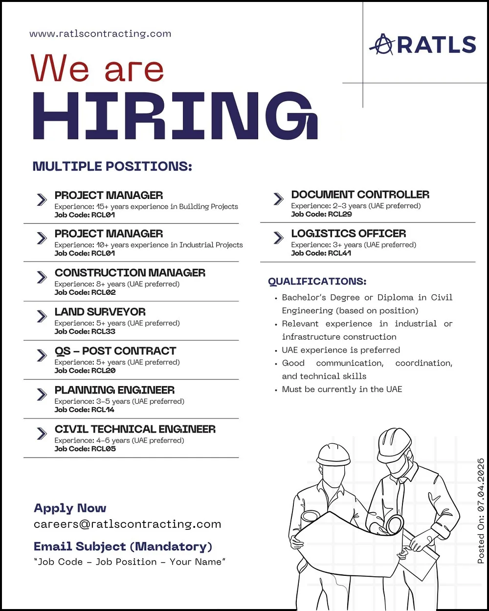 RATLS-Contracting-LLC-Dubai-Jobs-08-Apr-2026