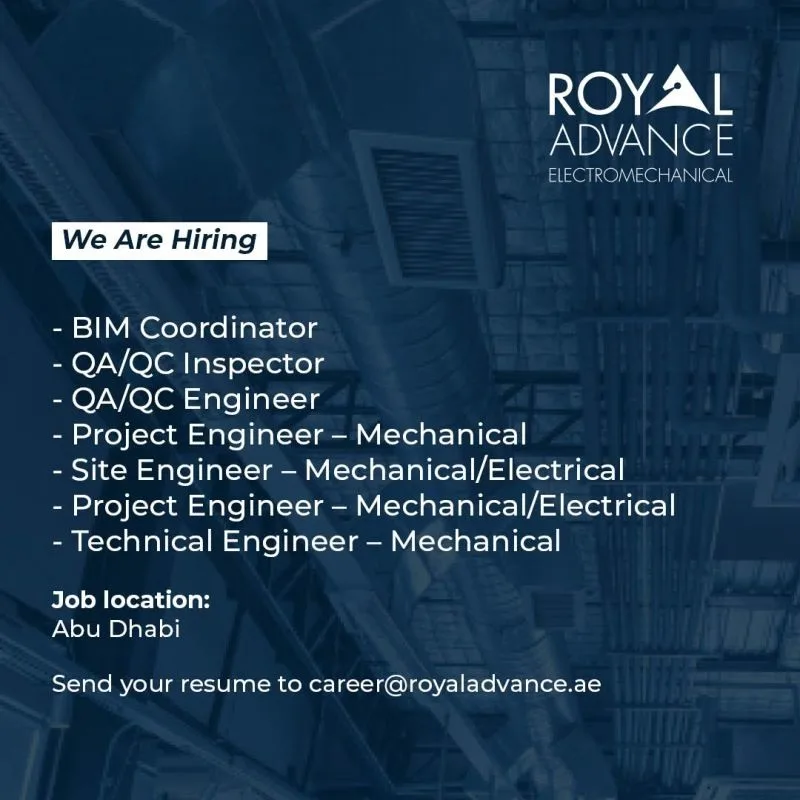 Royal-Advance-Electromechanical-LLC-Abu-Dhabi-Jobs-17-Apr-2026