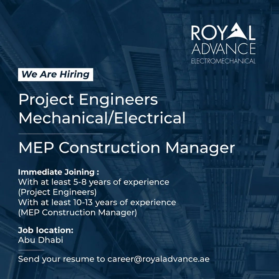 Royal-Advance-Electromechanical-LLC-Abu-Dhabi-Jobs-24-May-2026
