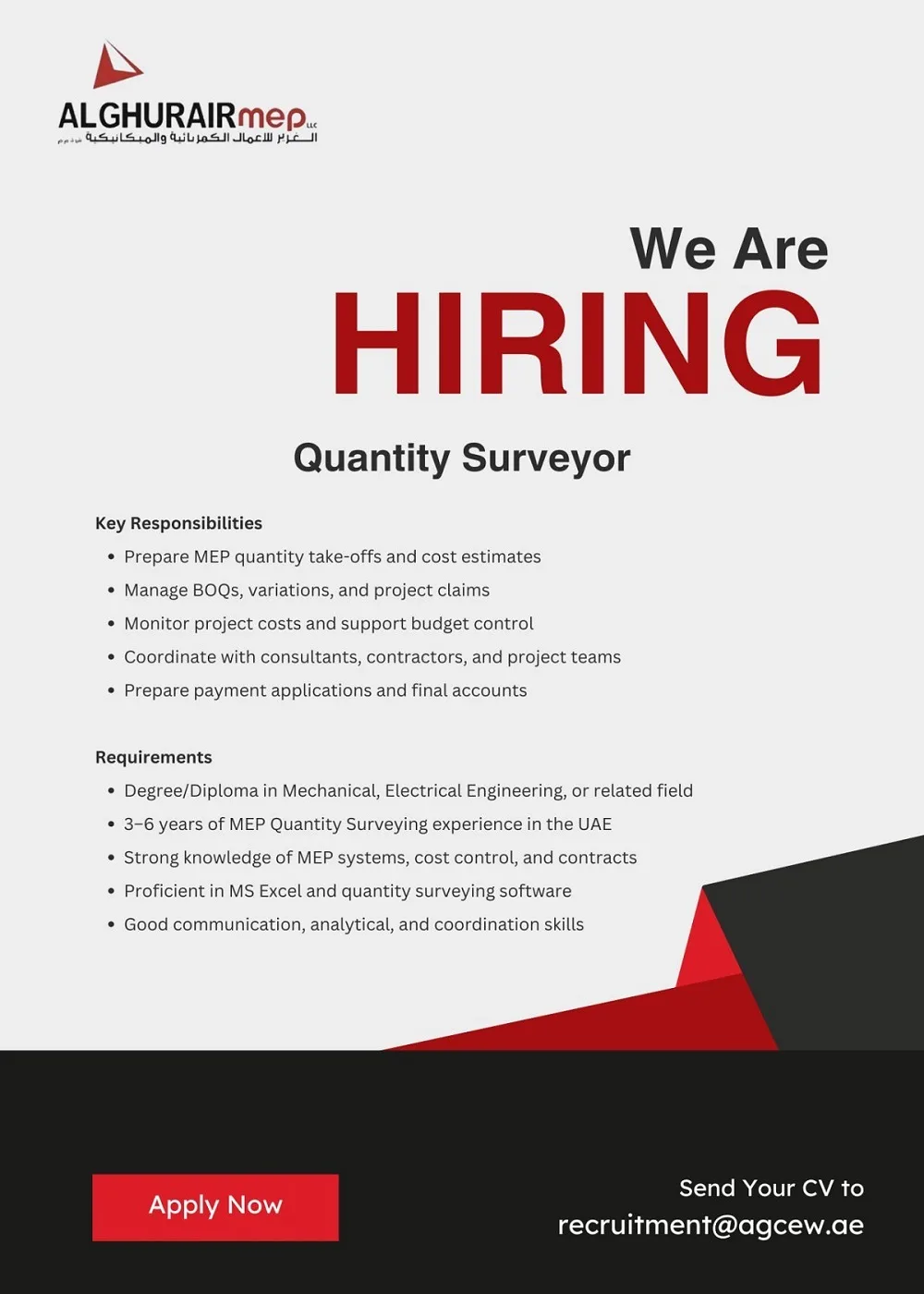 AL-Ghurair MEP-LLC-Dubai-Jobs-02-Jun-2026-C
