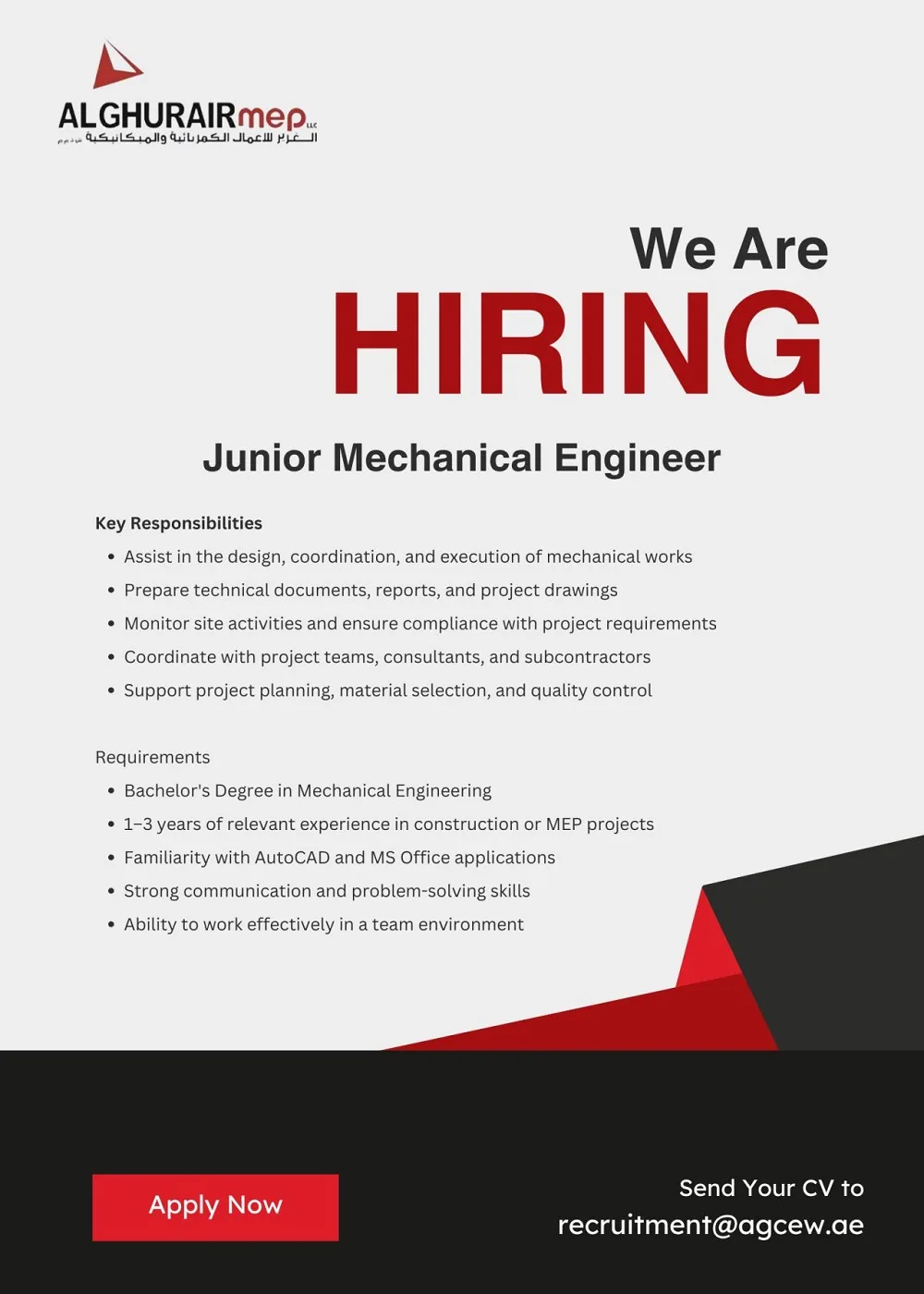 AL-Ghurair MEP-LLC-Dubai-Jobs-02-Jun-2026-D