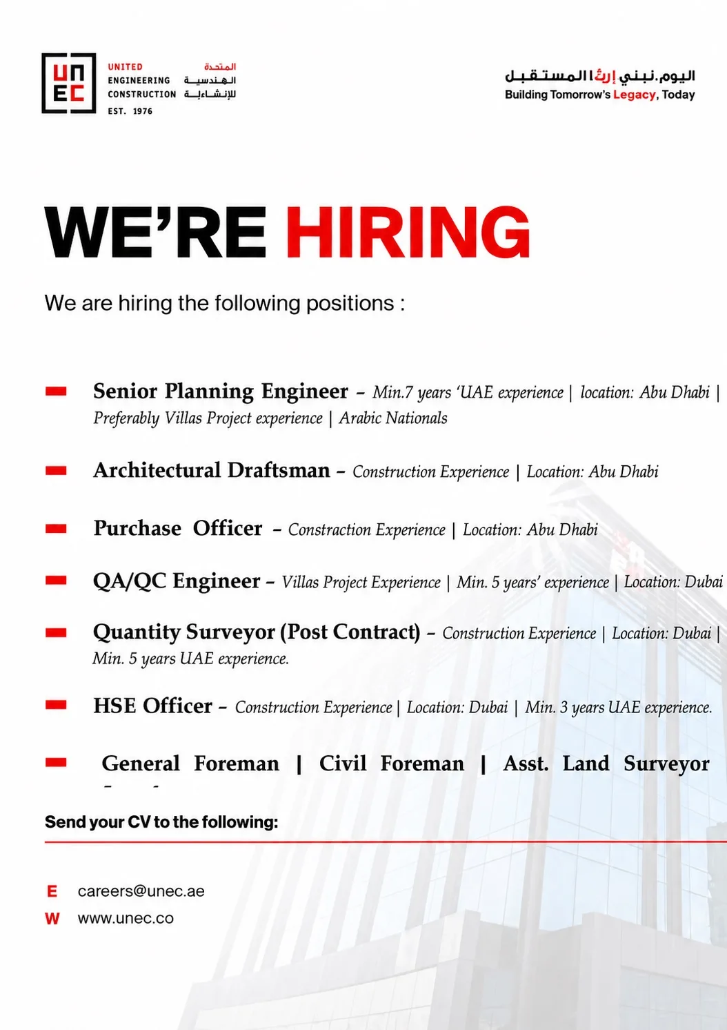 United-Engineering-Construction-UNEC-Dubai-Jobs-03-Jun-2026