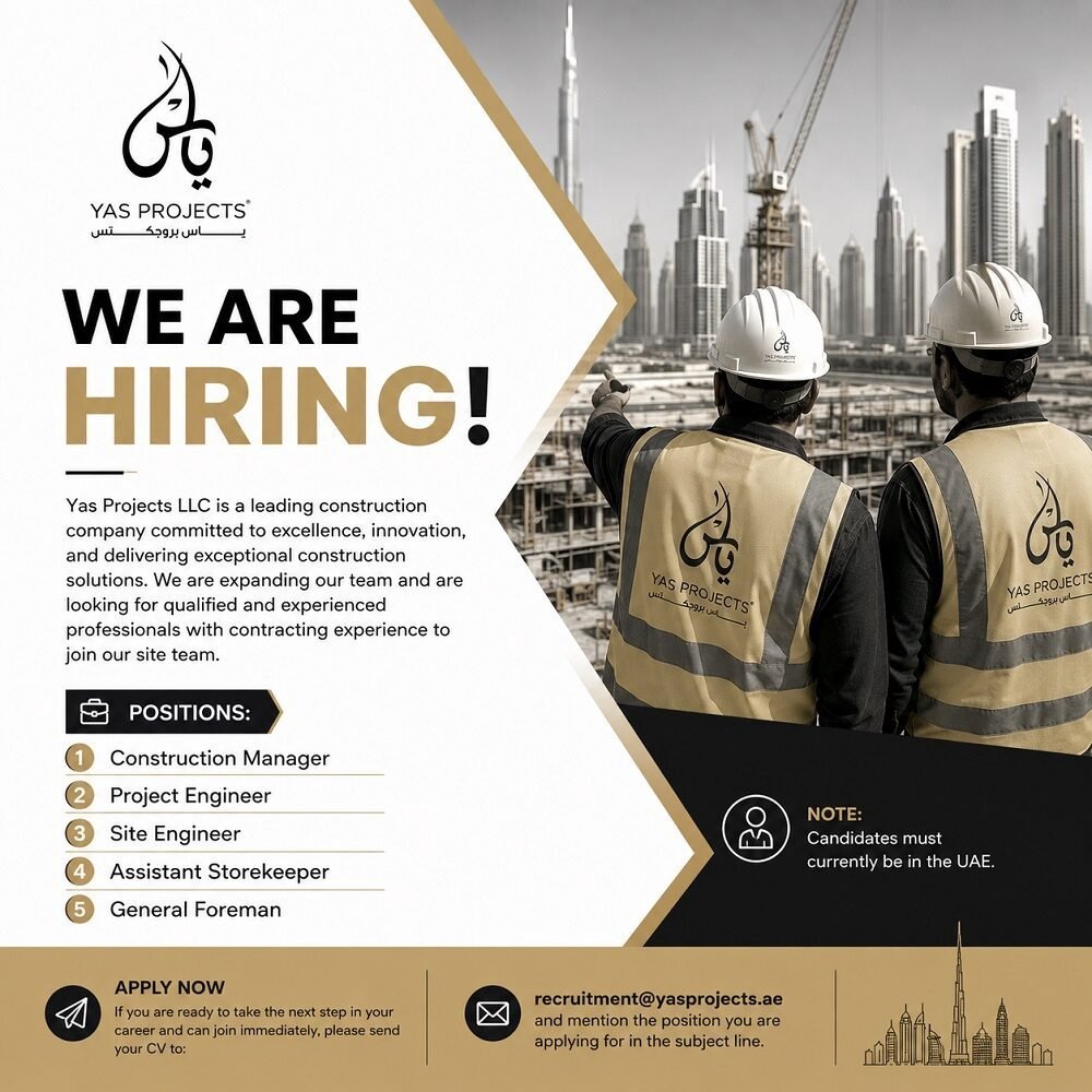 Yas-Projects-LLC-Abu-Dhabi-Jobs-09-July-2026